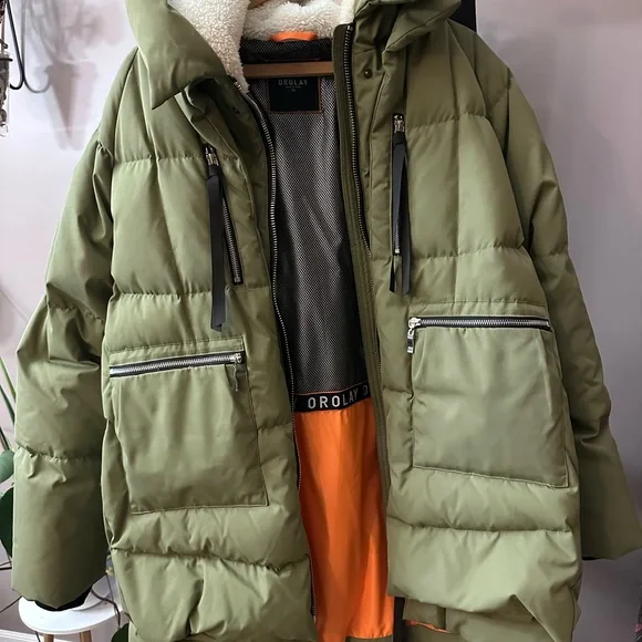 Orolay Women's Thickened Down Jacket, XL - Picture 2 of 6